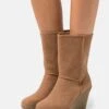 Anna Field Winter Boot - Enkellaarsjes Met Sleehak - Cognac 1 Anna Field Winter Boot - Enkellaarsjes Met Sleehak - Cognac -Anna Field 0a0e208641da49138277589d1dfc661b