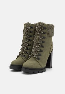 Anna Field Leather - Veterboots - Khaki -Anna Field 5351ec4084c242d6a16e56ca22fd1479