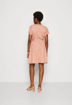 Anna Field Jurk - Brown/White -Anna Field 56716e2dceb149bca2945cffdfdbe7e2