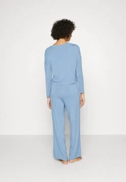 Anna Field Wide Leg - Pyjama - Blue 10 Anna Field Wide Leg - Pyjama - Blue -Anna Field 5d7dd1a4a7674b16b3ab1f88886fbe54