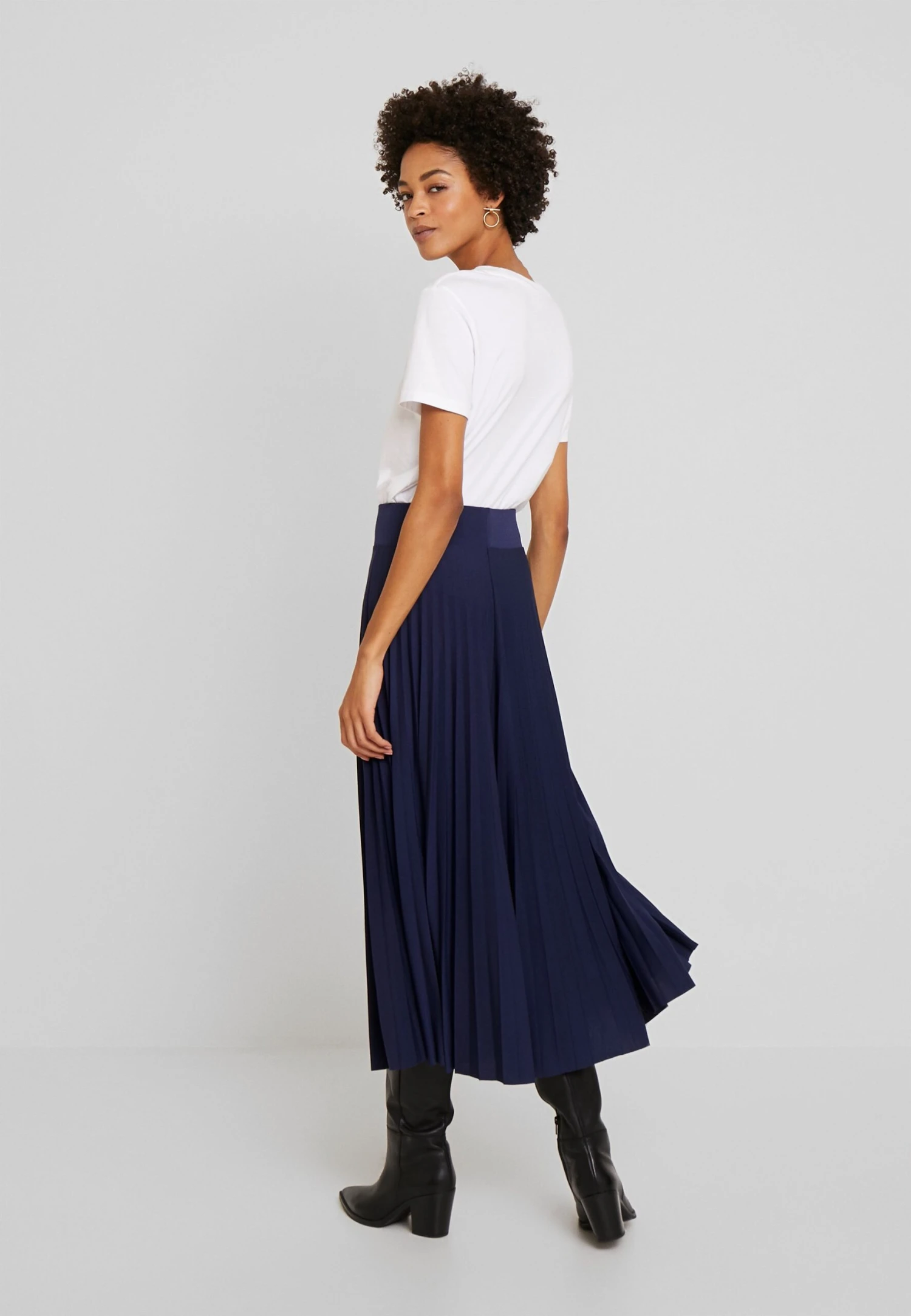 Anna Field Plisse A-Line Midi Skirt - A-Lijn Rok - Maritime Blue 5 Anna Field Plisse A-Line Midi Skirt - A-Lijn Rok - Maritime Blue - Afbeelding 3