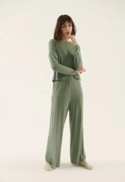 Anna Field Wide Leg - Pyjama - Khaki -Anna Field 63d5e959edc0467da0dba8e57da8a471