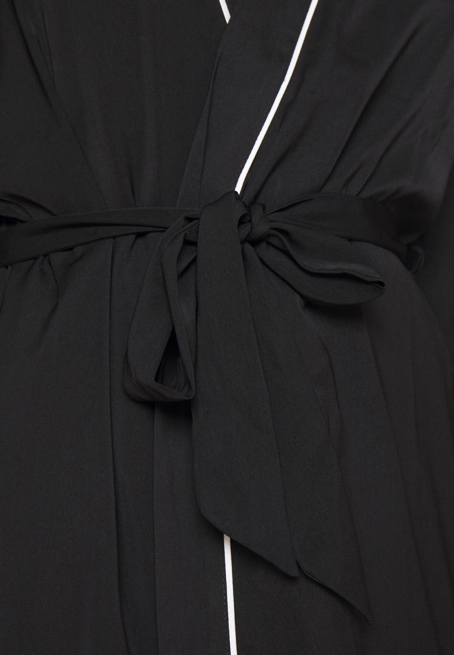 Anna Field Amanda Satin Dressing Gown - Badjas - Black 9 Anna Field Amanda Satin Dressing Gown - Badjas - Black - Afbeelding 7