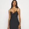 Anna Field Hammered Satin Nightie - Nachtjapon - Black 1 Anna Field Hammered Satin Nightie - Nachtjapon - Black -Anna Field 8568568799664718be5a66eae2968605