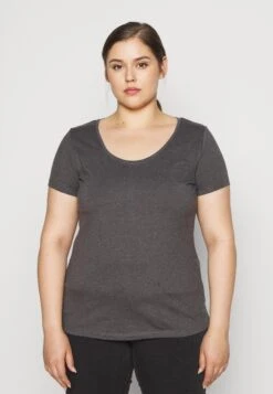 3Er Pack- T-Shirt Basic - White/Black/Dark Grey -Anna Field 889bd6ef98414779a2bf545c78919ebd