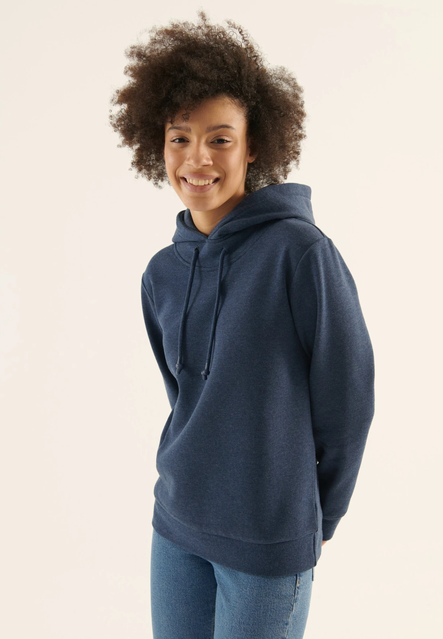 Anna Field Hoodie - Dark Blue/Mottled Blue 3 Anna Field Hoodie - Dark Blue/Mottled Blue