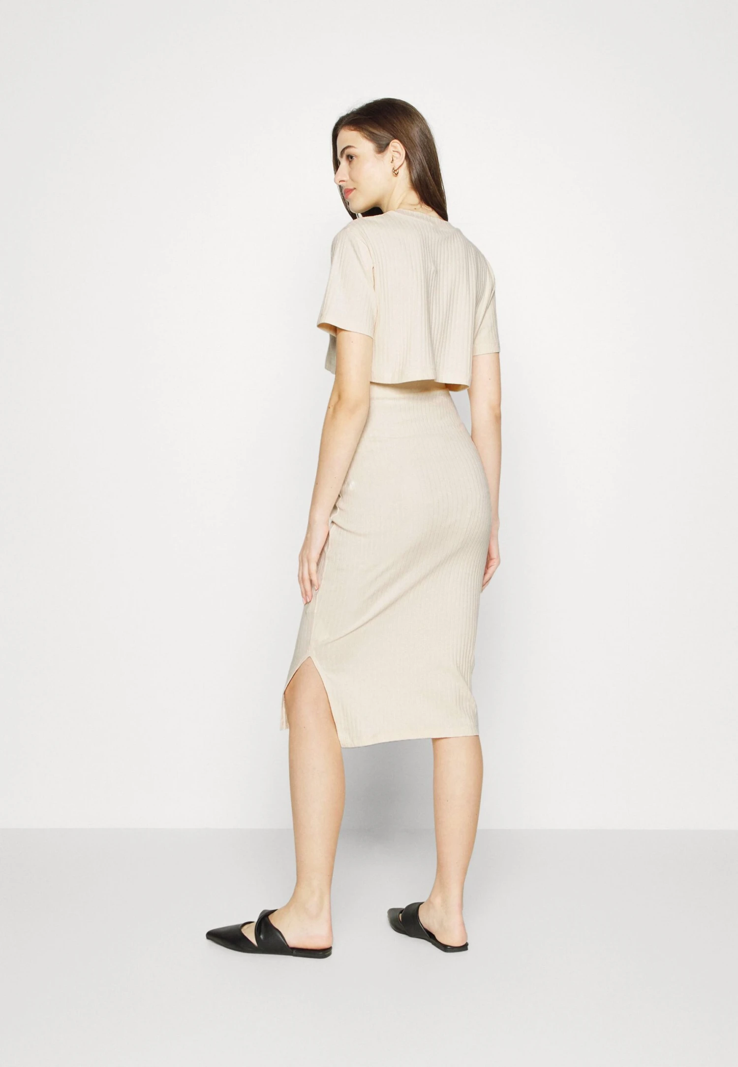 Top Skirt Set - Kokerrok - 003 - Off-White 5 Top Skirt Set - Kokerrok - 003 - Off-White - Afbeelding 3